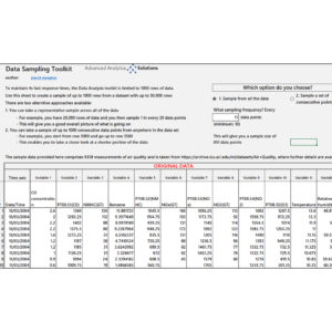 Data Sampling Toolkit